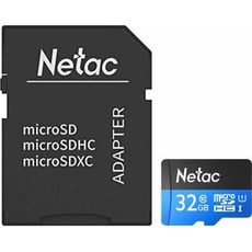 MicroSD 32gb Netac SDXC Class 10 UHS-I  NT02P500 STN-32G-R  + SD adapter