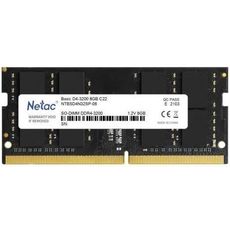 Netac Basics 8ГБ DDR4 3200МГц SODIMM CL22 single rank, Ret (NTBSD4N32SP-08) (РСТ)