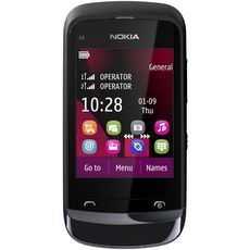Nokia C2-03 Black Chrome