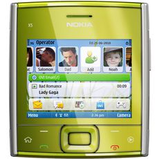 Nokia X5-01 Yellow Green