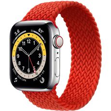 Ремешок для Apple Watch 38/40/41mm красный текстиль