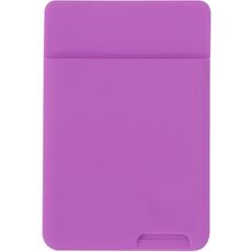 Карман для пластиковых карт фиолетовый CARD BAG силикон