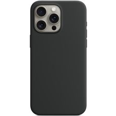 Чехол-накладка iPhone 15 Pro Max 6.7 MagSafe Silicone Case Black (черный)