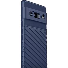 Задняя накладка для Google Pixel 6 Pro синяя противоударная с защитой камеры Задняя накладка для Google Pixel 6 Pro синяя противоударная с защитой камеры