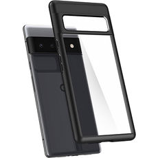 Задняя накладка для Google Pixel 6A Spigen прозрачная с черным