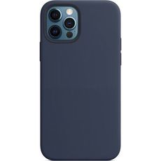 Задняя накладка для iPhone 12/12Pro MagSafe темный ультрамарин Silicone Case