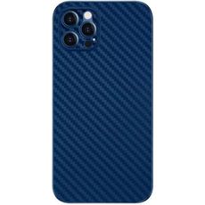 Задняя накладка для iPhone 12 Pro Max темно-синяя K-DOO Air Carbon с защитой для камеры