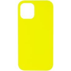 Задняя накладка для iPhone 12 Pro Max жёлтая Nano силикон