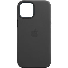 Задняя накладка для iPhone 13 MagSafe кожа черная