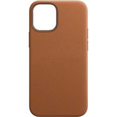 Задняя накладка для iPhone 13 MagSafe кожа коричневая