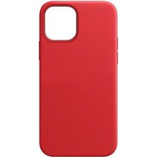 Задняя накладка для iPhone 13 MagSafe кожа красная