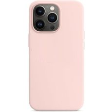 Задняя накладка для iPhone 13 Pro Magnet кожа розовая