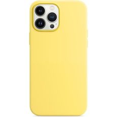 Задняя накладка для iPhone 13 Pro Max MagSafe Silicone Case лимонная цедра