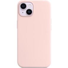 Задняя накладка для iPhone 14 6.1 MagSafe Silicone Case розовый мел