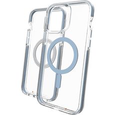 Задняя накладка для iPhone 14 Plus MagSafe прозрачная с голубым Santa Cruz Snap ZAGG Задняя накладка для iPhone 14 Plus MagSafe прозрачная с голубым Santa Cruz Snap ZAGG
