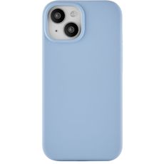 Чехол-накладка iPhone 15 Plus 6.7 uBear голубая Touch Mag Case MagSafe