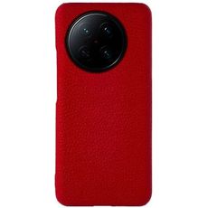 Задняя накладка для OnePlus 11 красная кожа