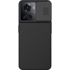 Задняя накладка для Oneplus Ace/10R черная Nillkin со шторкой защищающей камеру Задняя накладка для Oneplus Ace/10R черная Nillkin со шторкой защищающей камеру