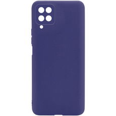 Задняя накладка для Samsung Galaxy A22/M22/M32 синяя Nano силикон с закрытой камерой Задняя накладка для Samsung Galaxy A22/M22/M32 синяя Nano силикон с закрытой камерой