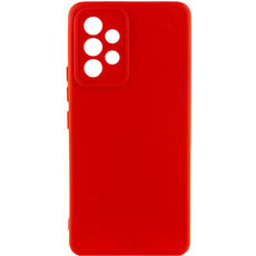 Задняя накладка для Samsung Galaxy A54 красная Nano силикон с защитой для камеры