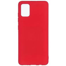 Задняя накладка для Samsung Galaxy S10 Lite/A91 красная силикон