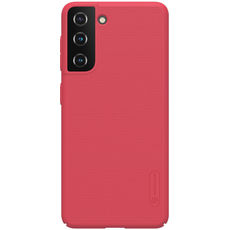 Задняя накладка для Samsung Galaxy S21 красная Nillkin с подставкой