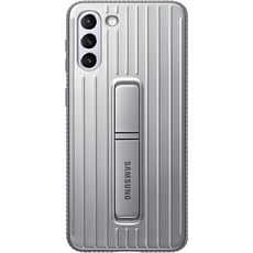 Задняя накладка для Samsung Galaxy S21+ Protective Standing Cover Silver