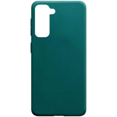 Задняя накладка для Samsung Galaxy S21 зеленая NANO силикон