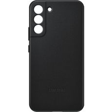 Задняя накладка для Samsung Galaxy S22+ Leather Cover черная
