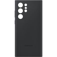 Задняя накладка для Samsung Galaxy S22 Ultra Silicone Cover черный