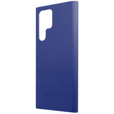 Задняя накладка для Samsung Galaxy S22 Ultra темно-синяя Nano силикон