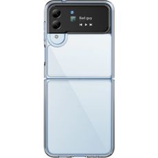 Задняя накладка для Samsung Galaxy Z Flip 4 прозрачная силикон