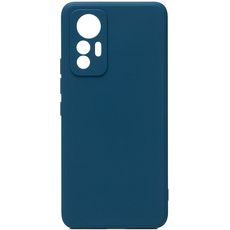 Задняя накладка для Xiaomi 12 Lite синяя NANO силикон с закрытой камерой