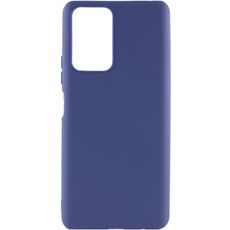 Задняя накладка для Xiaomi Poco M5 синяя Nano силикон