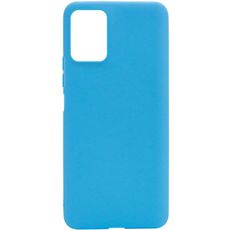 Задняя накладка для Xiaomi Poco X3 GT голубая Nano силикон