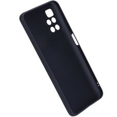 Задняя накладка для Xiaomi Redmi 10 (2022) черная силикон
