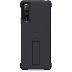 Задняя накладка Sony Xperia 10 V черная Style Cover with Stand