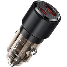 Автомобильное зарядное устройство USB+Type-c 95w Cristal PD QC 3.0 Deppa черное Автомобильное зарядное устройство USB+Type-c 95w Cristal PD QC 3.0 Deppa черное