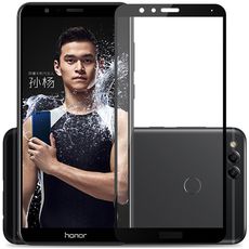 Защитное стекло для Huawei Honor 7X 3d чёрное