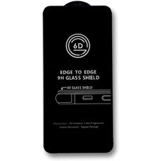 Защитное стекло для Apple iPhone 11/XR 6d чёрное Premium Полный клей