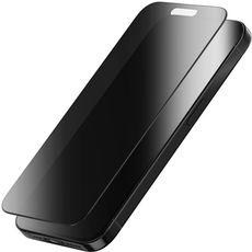 Защитное стекло для iPhone 15 6D черное Антишпион ZAGG Privacy 5X Stronger