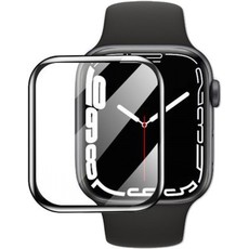 Защитное стекло для Apple Watch S7 45mm с гибким краем