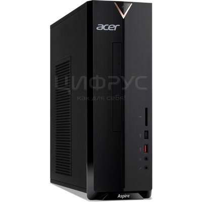 Acer Aspire XC-1660 (Intel Core i3 10105 3.7, 8Gb, HDD 1Tb 7.2k, UHDG 630, Windows 11 Home, GbitEth, WiFi, BT, 180W) Black (DT.BGWER.019) () - 