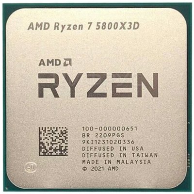 AMD Ryzen 7 5800X3D X8 SAM4 105W 3400 (100-000000651) (EAC) - Цифрус