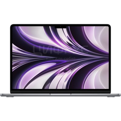 Apple MacBook Air 13 2022 (Apple M2, RAM 16Gb, SSD 512Gb, Apple graphics 10-core, Mac OS) Gray (Z15T0005G) - Цифрус