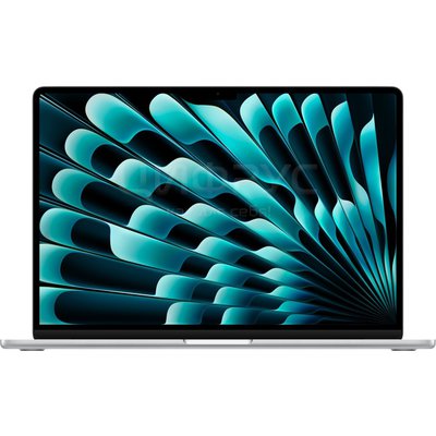 Apple MacBook Air 15 2023 (Apple M2, RAM 8Gb, SSD 256Gb, Apple graphics 10-core, macOS) Silver (MQKR3) - Цифрус