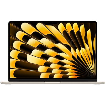 Apple MacBook Air 15 2023 (Apple M2, RAM 8Gb, SSD 512Gb, Apple graphics 10-core, macOS) Starlight (MQKV3) () - 