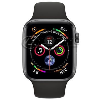 Apple Watch Series 4 GPS 40mm Aluminum Case with Sport Band grey/black - 