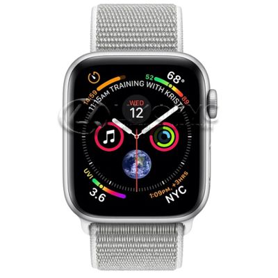 Apple Watch Series 4 GPS 40mm Aluminum Case with Sport Loop silver/white - 