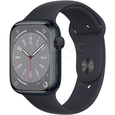 Apple Watch Series 8 45mm Aluminum Midnight M/L - 